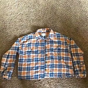 American Eagle flannel button up